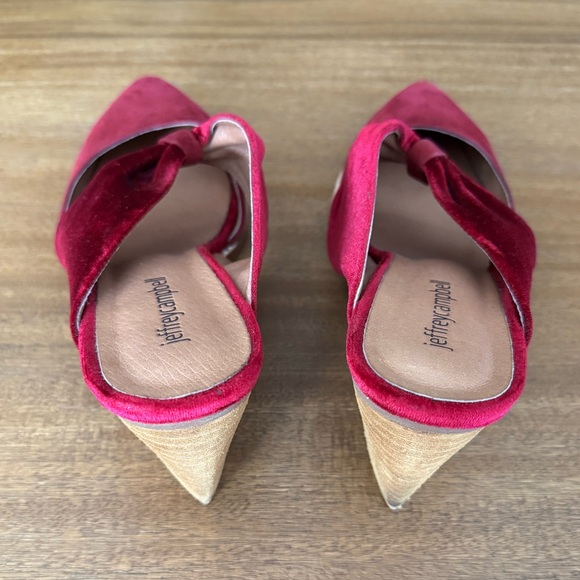 Jeffrey Campbell Velvet Block Heel - Picture 4 of 8